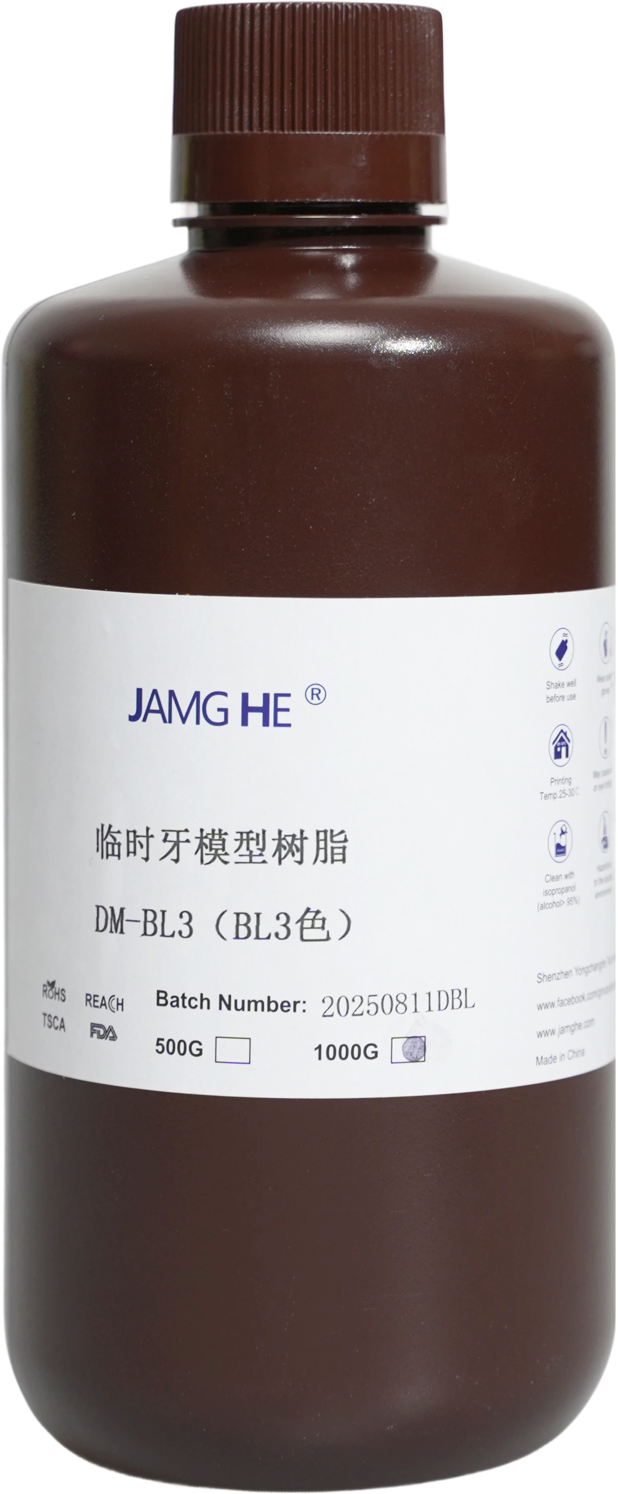 JAMG HE Temporary Dental Model VITA-BL3 Resin
